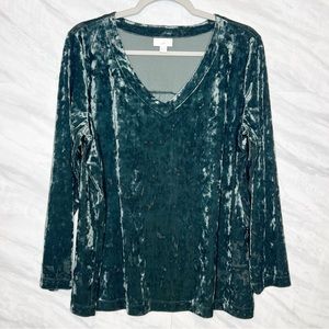J. Jill Velour Top LP